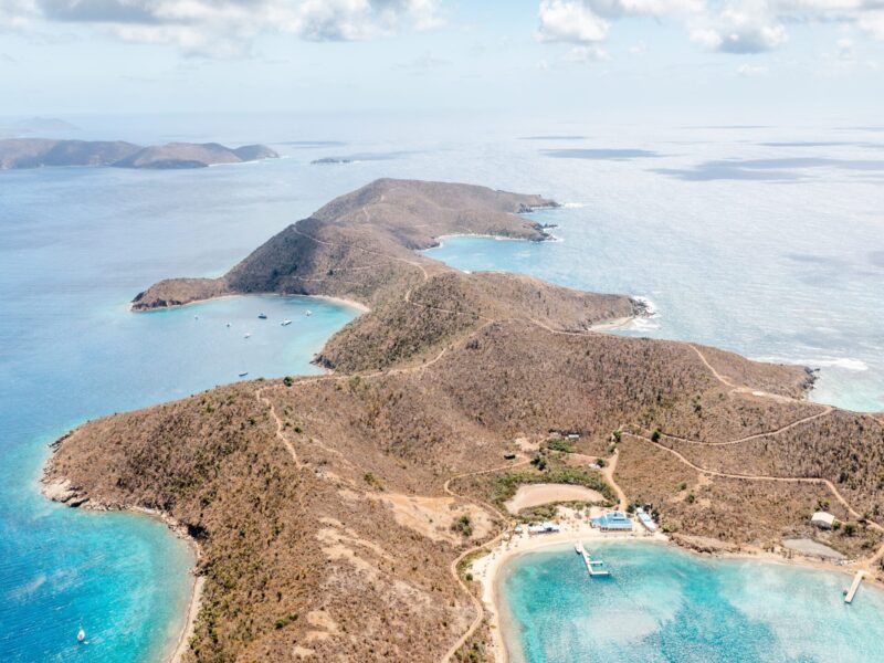 Aerial,View,Of,Norman,Island’s,Tropical,Beauty