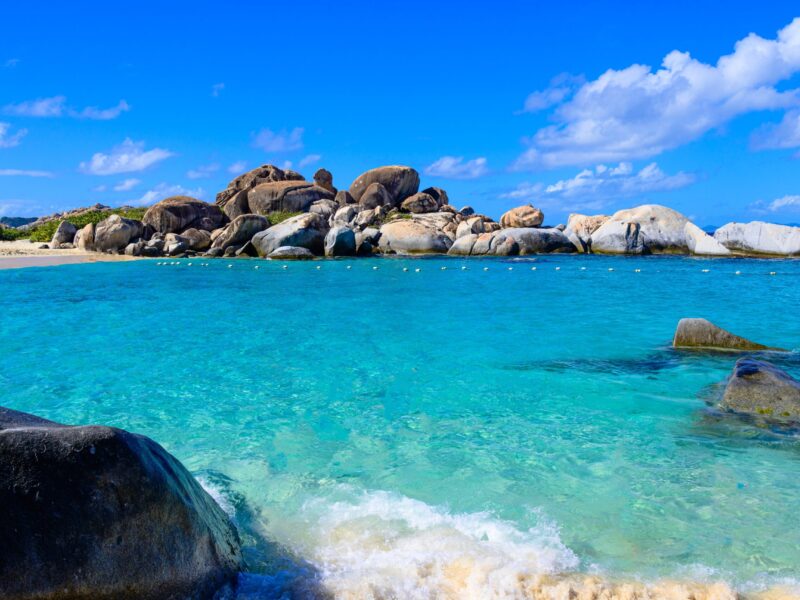 Tropical,Beach,At,The,Baths,In,Virgin,Gorda,,British,Virgin