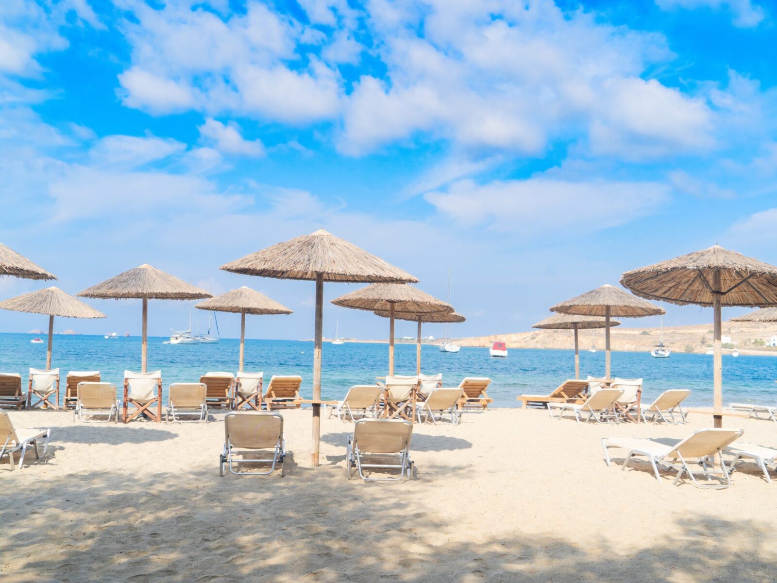 Romantic,Beach,At,Greek,Island,,Paros,Greece