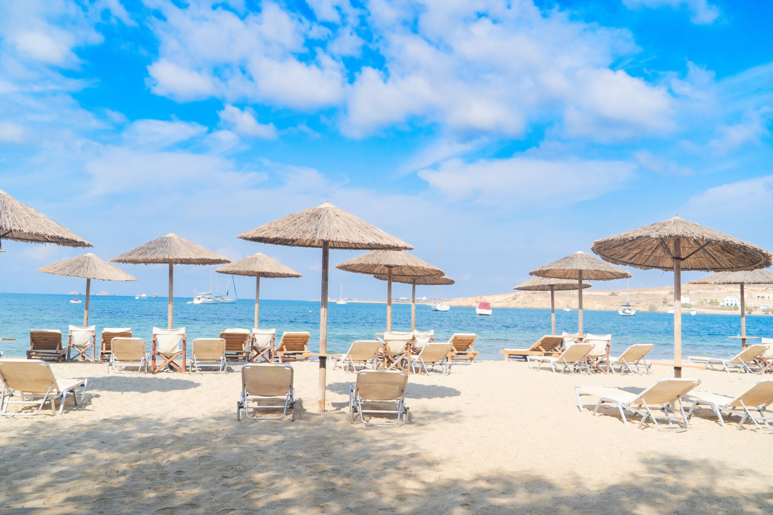 Romantic,Beach,At,Greek,Island,,Paros,Greece