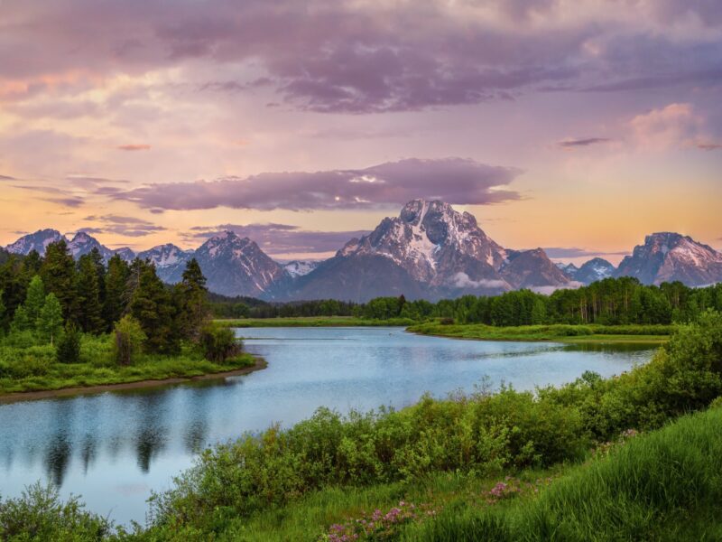 Beautiful,Landscape,Seen,From,Oxbow,Bend,Along,The,Snake,River