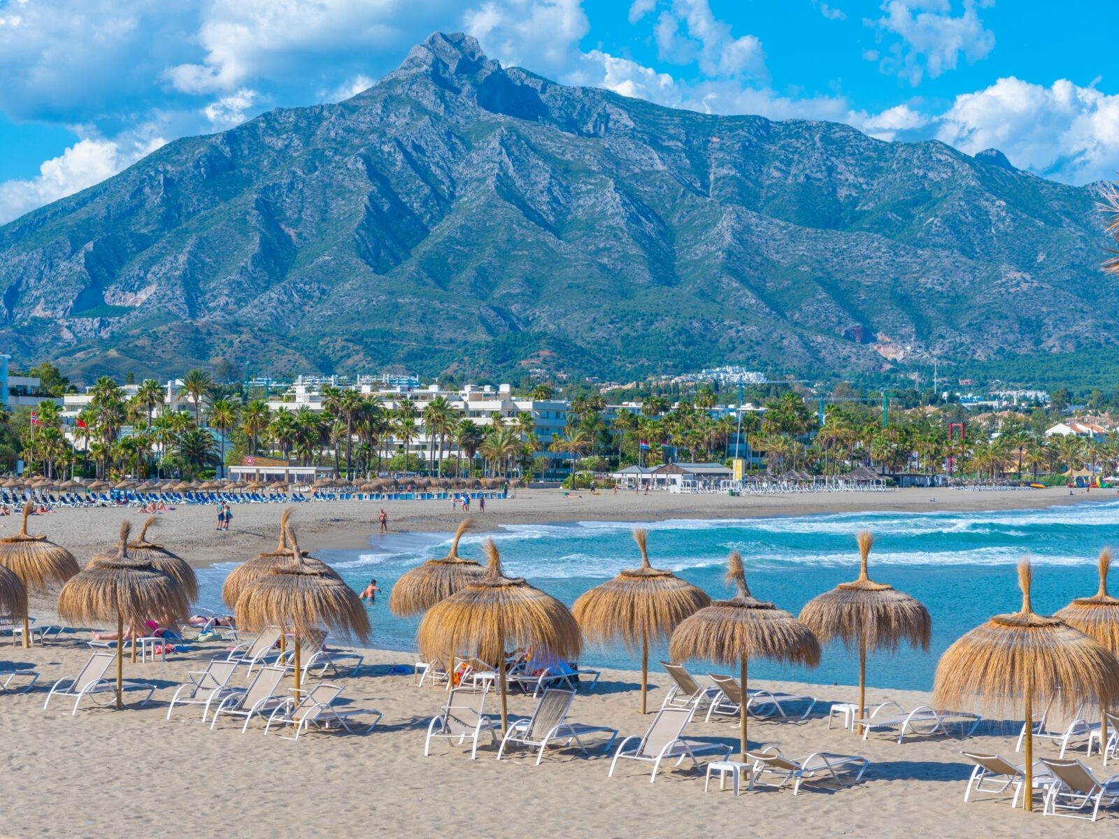 Puerto,Banus,Beach,At,Marbella,,Spain
