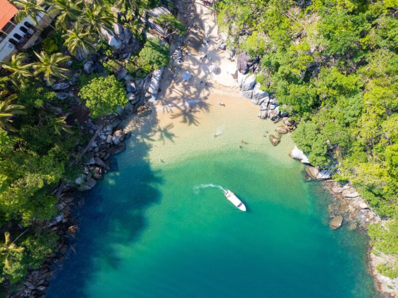 Stunning,Aerial,View,Of,Colomitos,Beach,,Mexico