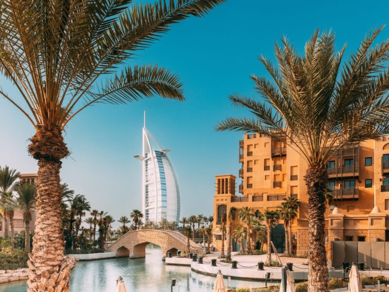 View,Of,Madinat,Jumeirah,Arabian,Resort.,Beautiful,View,Of,Hotel