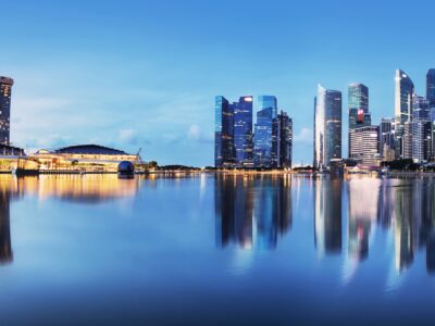 Singapore,Marina,Bay,At,Night,,Asia