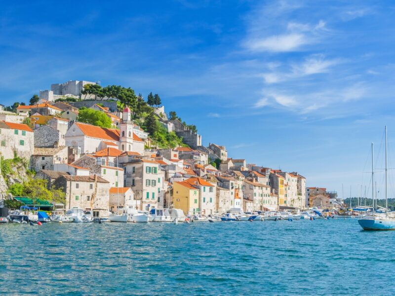 City,Of,Sibenik,On,Adriatic,Sea,,Dalmatia,,Croatia