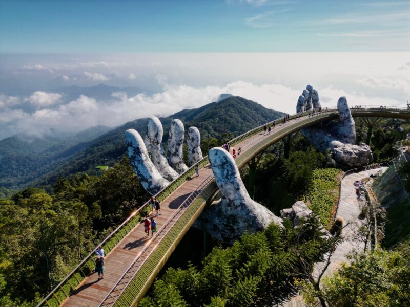 Photo,Taken,By,Drone,Of,The,Golden,Bridge,At,Ba