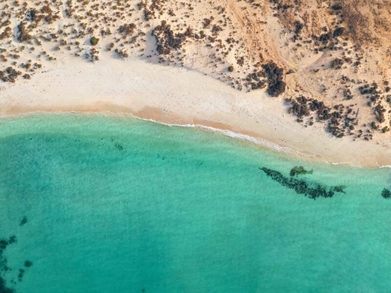 Paradise,Beach,With,Crystal,Clear,Water,On,The,Red,Sea