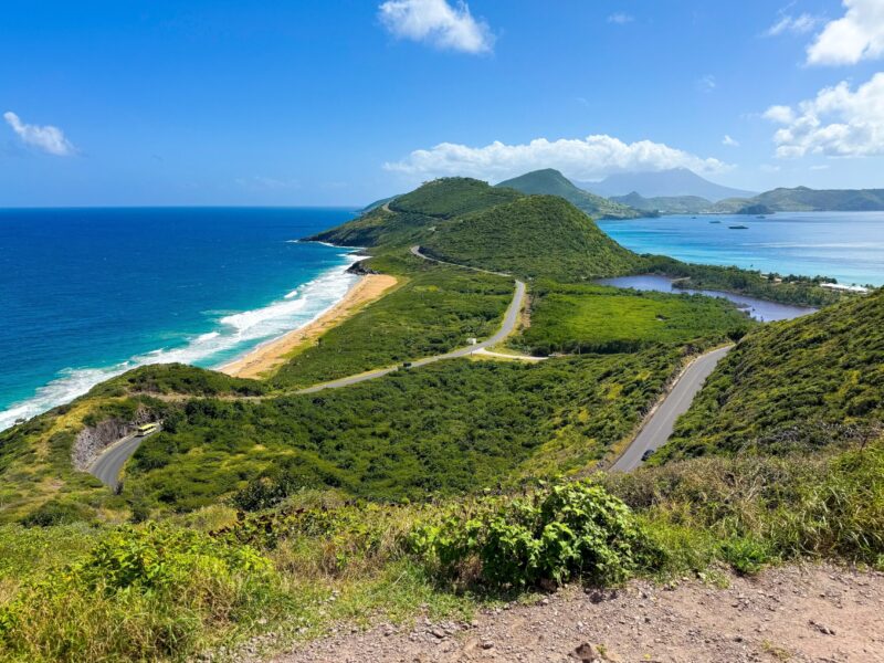 St,Kitts,Between,Caribbean,And,Atlantic,Oceans